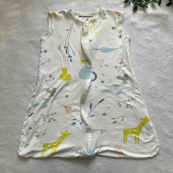 Mosebears Cotton Sleep Sack Bundle 12-18M | 2 Lightweight Unisex Sleep Bags GUC - Picture 2 of 16